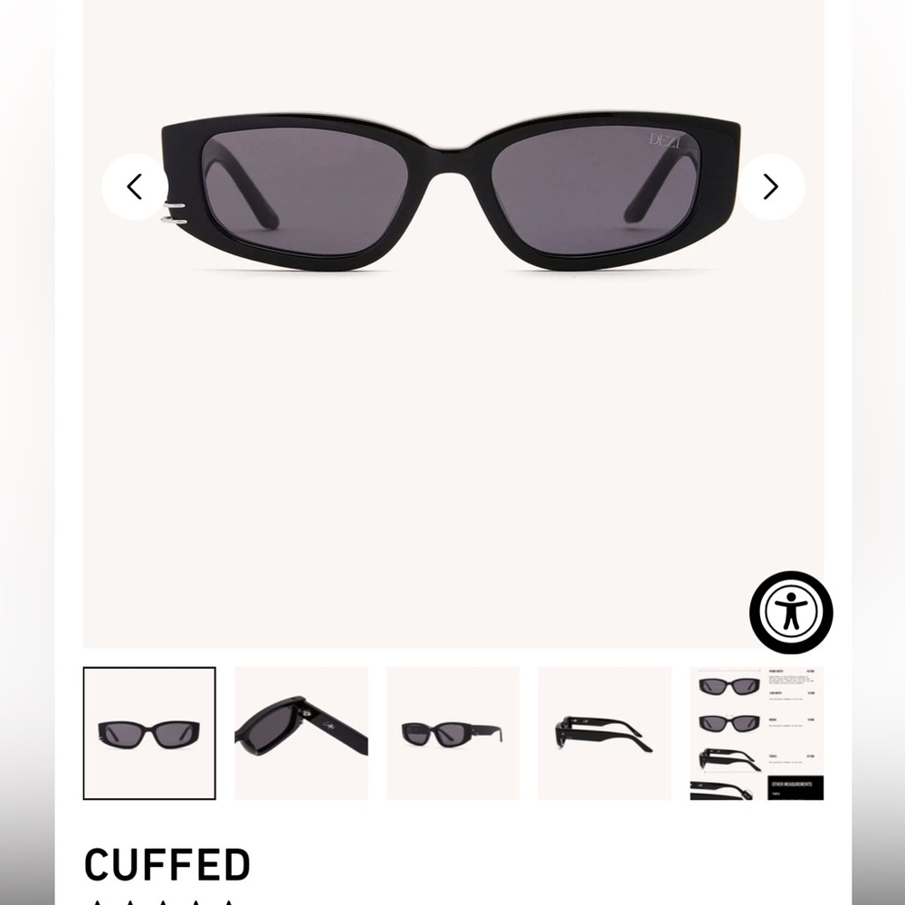 DEZI Black Sunglasses
